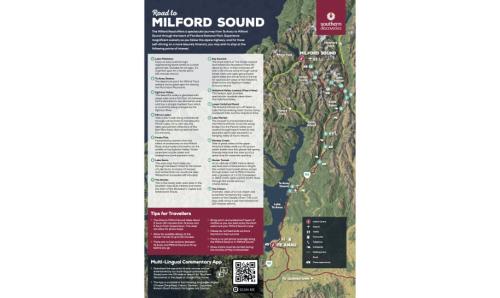 Southern Discoveries - Milford Sound Map