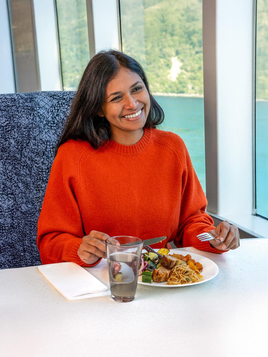 Coach, Farm Tour & Milford Sound Nature Cruise Lunch menu